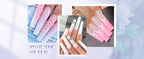 Saviland 100g Builder Nail Gel White Nude Pink Nail Extension Gel Multifunctional Nails Art Gel Polish Soak Off UV for Salon DIY
