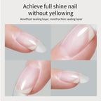 20g Diamond Top Coat For Gel Nail Polish Reinforce Long Lasting UV Soak Off Gel Varnish High Light Nail Art Construct  Gel