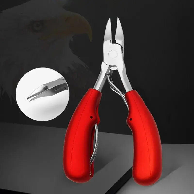 Nail Scissors Nail Cuticle Manicure Scissors Stainless Steel Olecranon Tip Cut Dead Skin Manicure Tool Color Random