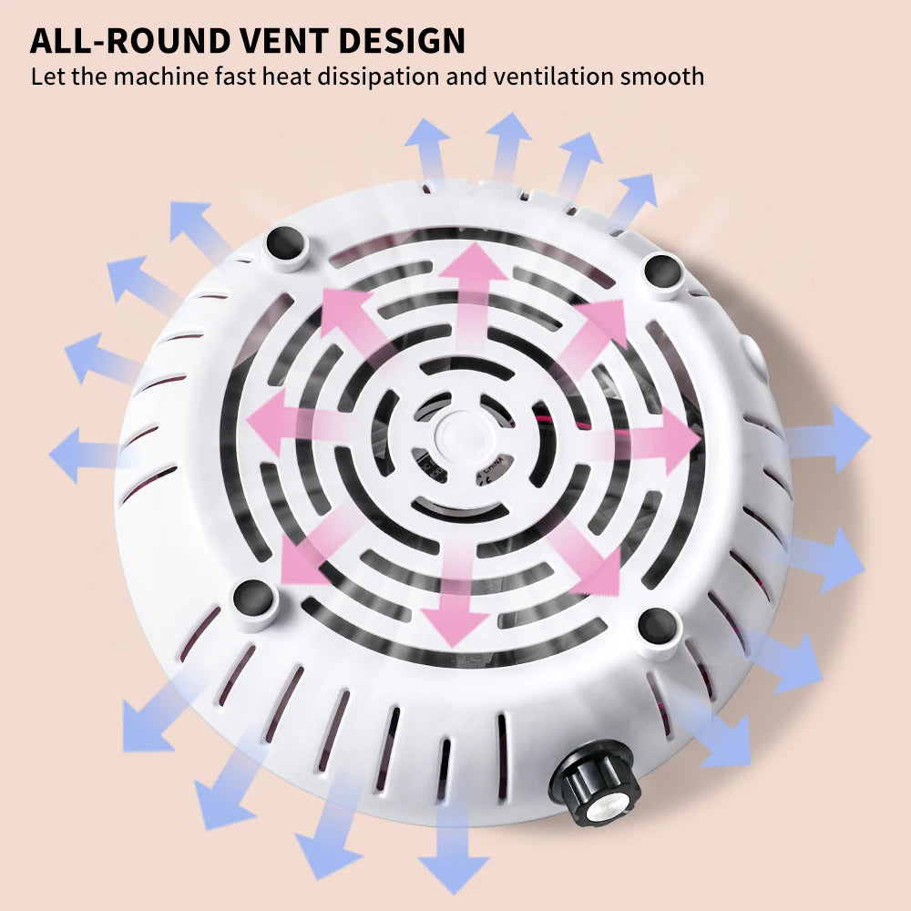 Powerful 4500rpm Nail Vacuum Cleaner Professional Nail Polishing Vacuum Cleaner Removable Filter Vacuum Cleaner
