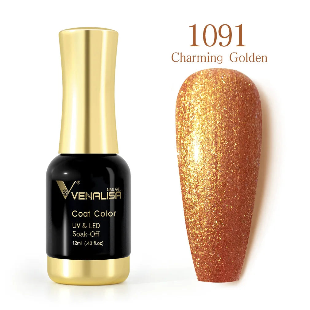 VENALISA Nail Gel Varnish TPO FREE Soak Off UV LED Organic Odorless Enamels Nail Art Colors 12ml 120Colors UV Gel Nail Polish