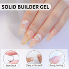 7pcs15ml Nail Extension Gel Set Solid Nail Extension Gel Non-Stick 3d Sculpture Phototherapy Uv Gel Rapid Molding Gel Nail Piece