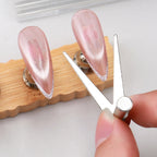 3pcs V-shaped French Cat's Eye Magnetic Tool with Magnet for Nail Magnetic Stick Cat Eye Nail Polish Magnet Accessories Tools