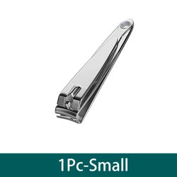 1pc/2pcs Nail Clipper Premium Sharp Sturdy Stainless Steel Fingernail And Toenail Clipper Cutters Perfect Nail Clippers