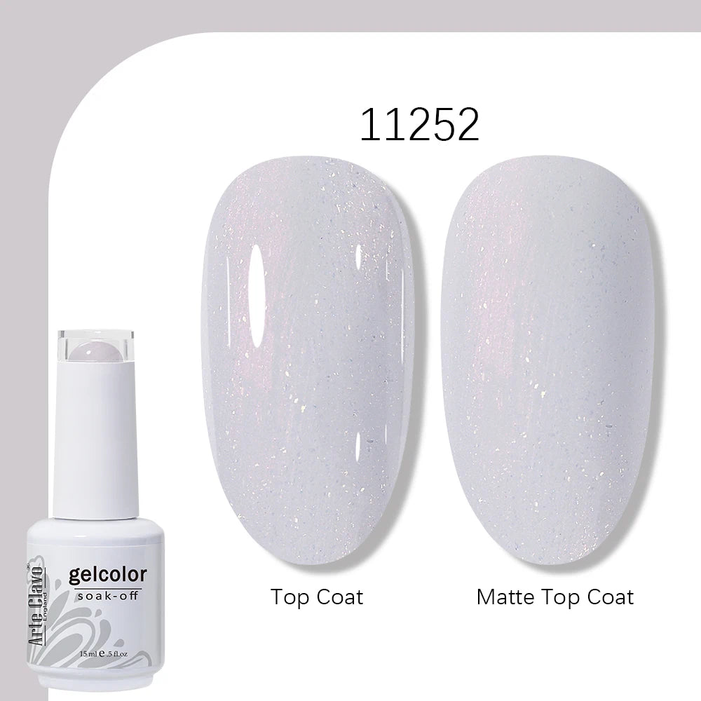 Arte Clavo Gel Nail Polish 400 Colors15ml Semi Permanent Gel Varnish Base Top Coat Nail Art Manicure Soak Off LED UV Salon Gel