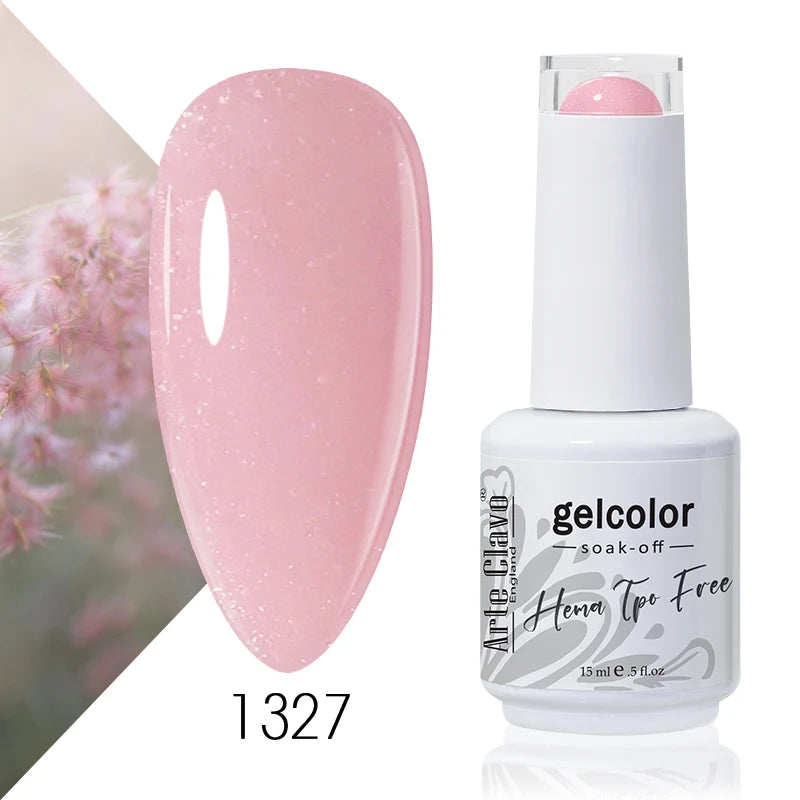 Arte Clavo 15ml HEMA FREE TPO FREE Gel Nail Polish Nail Supply Wholesale Soak Off UV LED Gel Lacquer Nail Art Glitter Polish