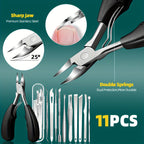 1/11/12pcs Stainless Steel Toenail Cuticle Removal Kit,Eagle beak nail clippers,Ideal for Men Women Suitable for Toenails