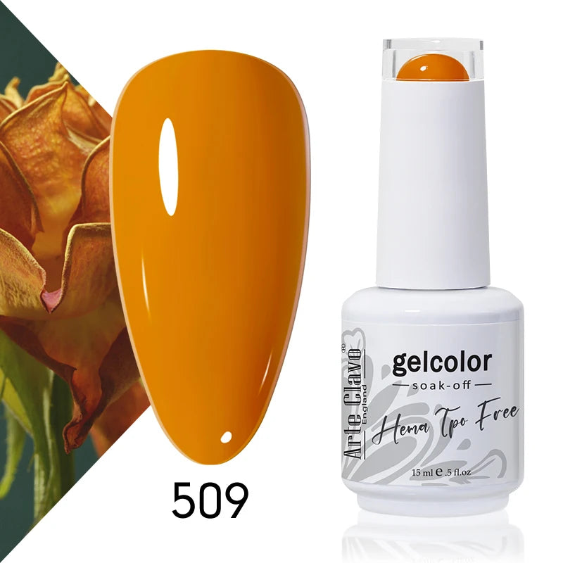 Arte Clavo 15ml HEMA FREE TPO FREE Gel Nail Polish Nail Supply Wholesale Soak Off UV LED Gel Lacquer Nail Art Glitter Polish