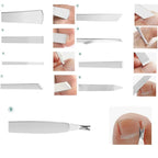 1 Set Foot Toenail Repair Knife Set Remove Dead Skin Calluses Exfoliate Manicure Care Tools Feet Nail Ingrown Cuticle Scraper