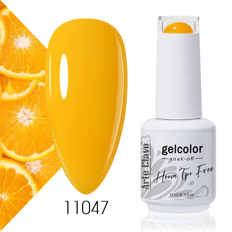 Arte Clavo 15ml HEMA FREE TPO FREE Gel Nail Polish Nail Supply Wholesale Soak Off UV LED Gel Lacquer Nail Art Glitter Polish