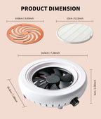 Powerful 4500rpm Nail Vacuum Cleaner Professional Nail Polishing Vacuum Cleaner Removable Filter Vacuum Cleaner