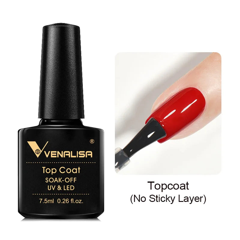 Venalisa Soak Off Gel Polish New Series Full Coverage Color 7.5ml Nail UV Gel Nail Gel Lacquer Varnish for CANNI Gel Manicure