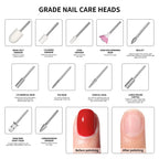 Professional Electric Nail Drill Polishing Machine Kit Rechargeable Portable Nails Drill File Set for Manicure Sanding Tools