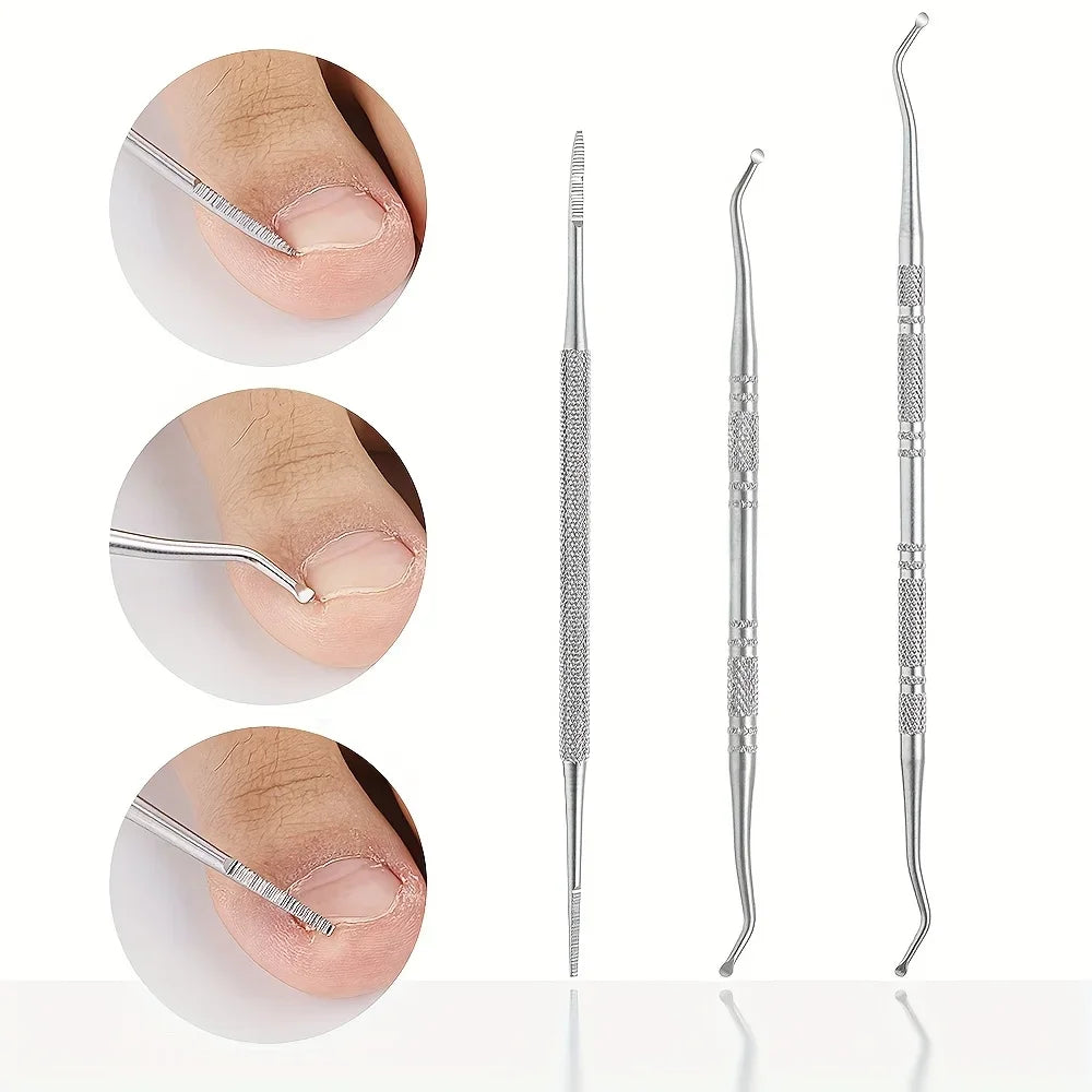 Professional Foot Care Tool Set Ingrown Toenail Removal Set Ingrown Toenail Clipper Ingrown Toenail File And Lifter Nail Cleaner