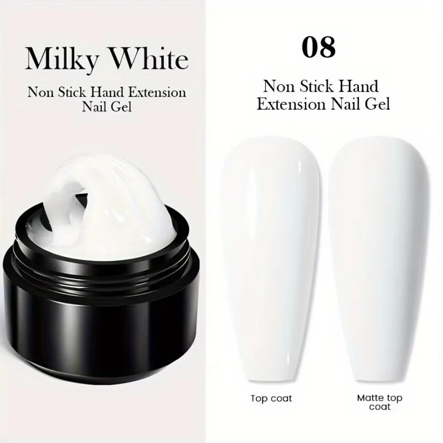 5ml 3D Clear Nail Gel and Nail Art Mirror Powder Create metallic three-dimensional nail art 3D Painting Gel