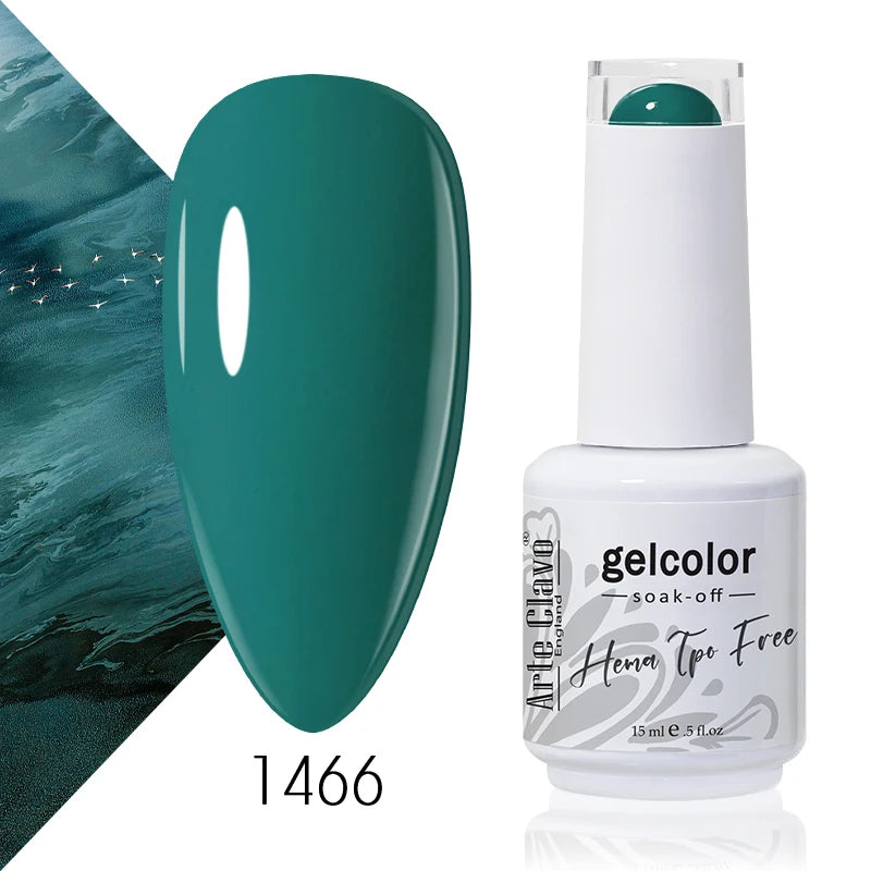 Arte Clavo 15ml HEMA FREE TPO FREE Gel Nail Polish Nail Supply Wholesale Soak Off UV LED Gel Lacquer Nail Art Glitter Polish
