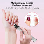 Electric Nail Drill Professional Nail Polishing Machine Multiple Gears Low Noise Nails Sander File Set For Manicure Salon Tools