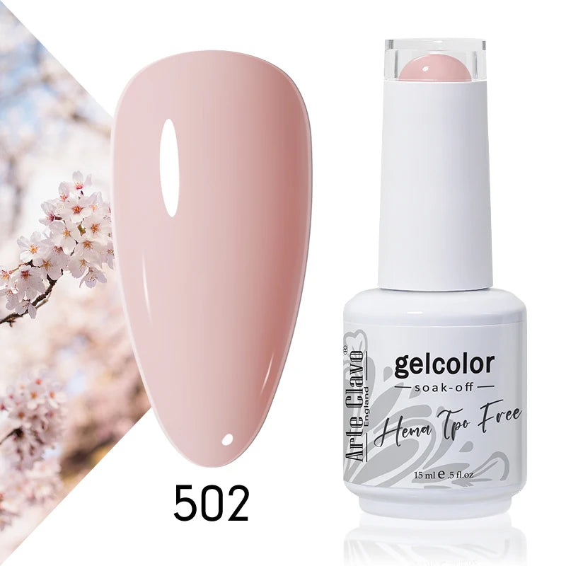 Arte Clavo 15ml HEMA FREE TPO FREE Gel Nail Polish Nail Supply Wholesale Soak Off UV LED Gel Lacquer Nail Art Glitter Polish