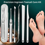 Ingrown Toenail Treatment Stainless Steel Podiatry Tools,Multifunctional Pedicure Set for Dead Skin Trimming, Precision Clippers