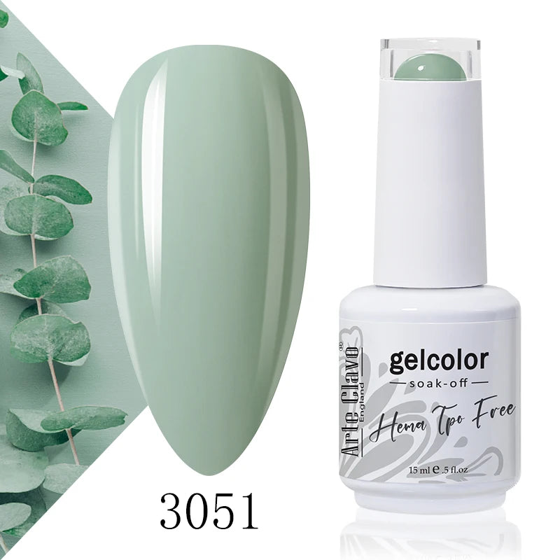 Arte Clavo 15ml HEMA FREE TPO FREE Gel Nail Polish Nail Supply Wholesale Soak Off UV LED Gel Lacquer Nail Art Glitter Polish