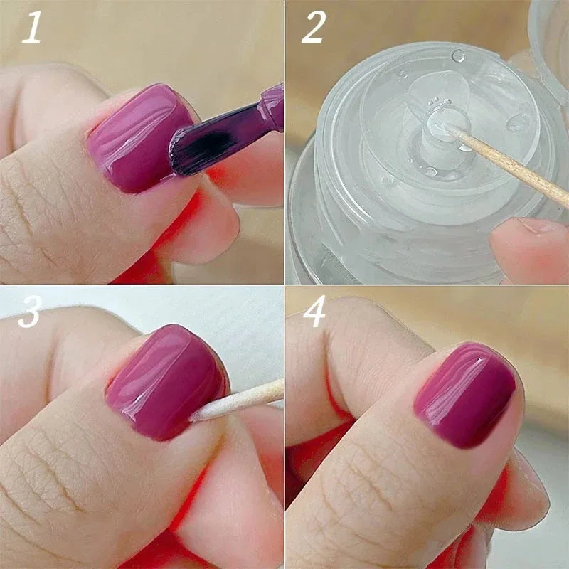 100Pcs Wooden Swab Sticks for Cleaning Detailing Nail Polish Removal Manicure Art Tools Cotton Tip Bud Correctors
