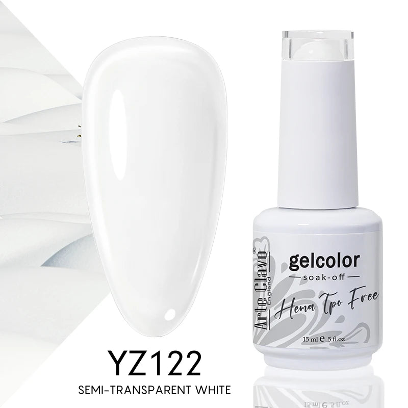 Arte Clavo 15ml HEMA FREE TPO FREE Gel Nail Polish Nail Supply Wholesale Soak Off UV LED Gel Lacquer Nail Art Glitter Polish