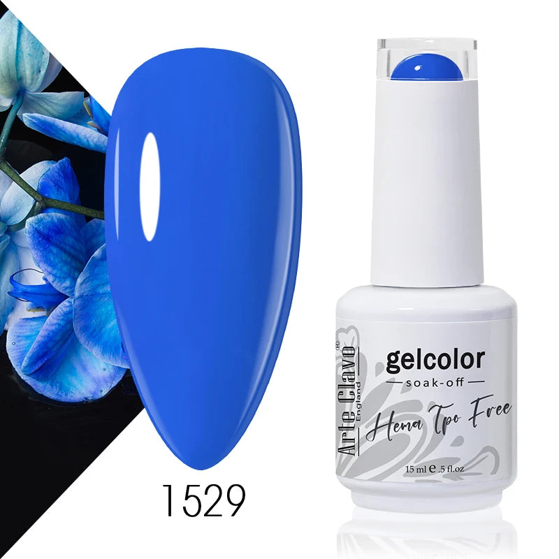 Arte Clavo 15ml HEMA FREE TPO FREE Gel Nail Polish Nail Supply Wholesale Soak Off UV LED Gel Lacquer Nail Art Glitter Polish