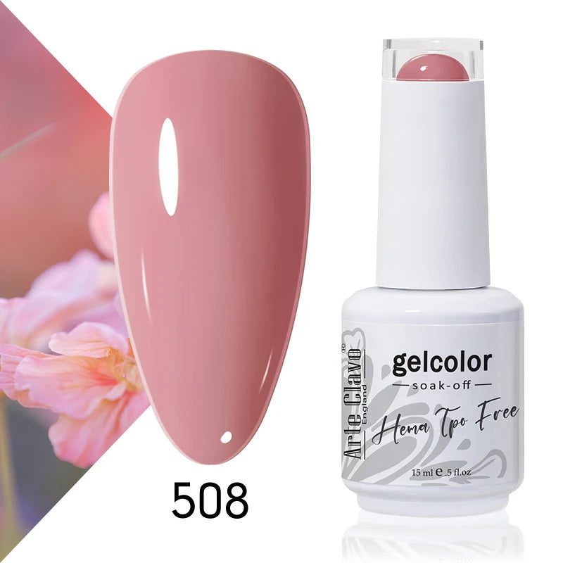 Arte Clavo 15ml HEMA FREE TPO FREE Gel Nail Polish Nail Supply Wholesale Soak Off UV LED Gel Lacquer Nail Art Glitter Polish