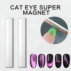 2pcs Nail Art Magnetic Pen 3D Cat Eye Painting Nails Art Design Dual-Ended Magnet Wand Gel Polish Magic for Christmas Manicure D