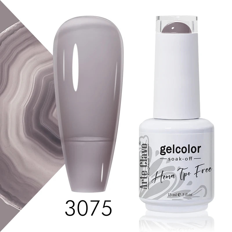 Arte Clavo 15ml HEMA FREE TPO FREE Gel Nail Polish Nail Supply Wholesale Soak Off UV LED Gel Lacquer Nail Art Glitter Polish