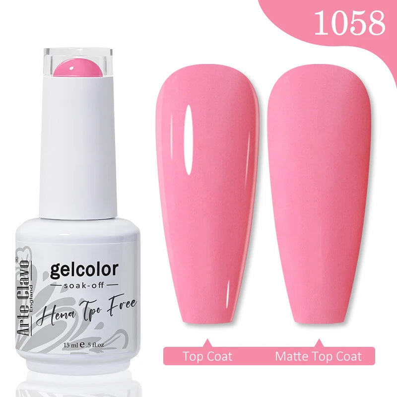 Arte Clavo Hema Free TPO Free Nail Gel Polish Nail Supplies Vernis Semi Permanent Nail Art Manicure Soak Off UV Gel Nail Varnish
