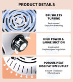 Powerful 4500rpm Nail Vacuum Cleaner Professional Nail Polishing Vacuum Cleaner Removable Filter Vacuum Cleaner