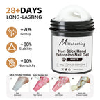100g White CLear Non Stick Hand Extension Nail Gel 3D Shaping Sculpting Carving Nail Art Solid Hard Gel UV LED Soak Off Gel