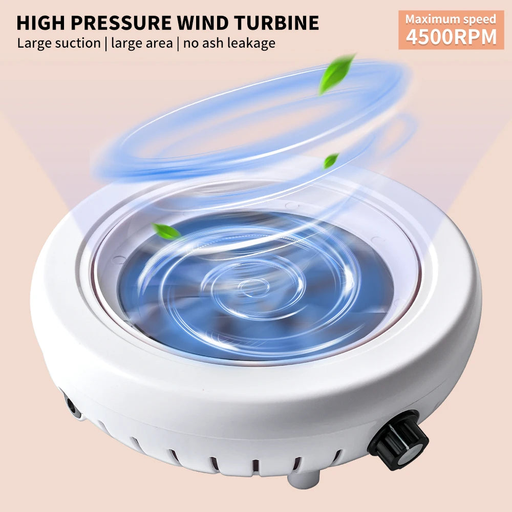 Powerful 4500rpm Nail Vacuum Cleaner Professional Nail Polishing Vacuum Cleaner Removable Filter Vacuum Cleaner