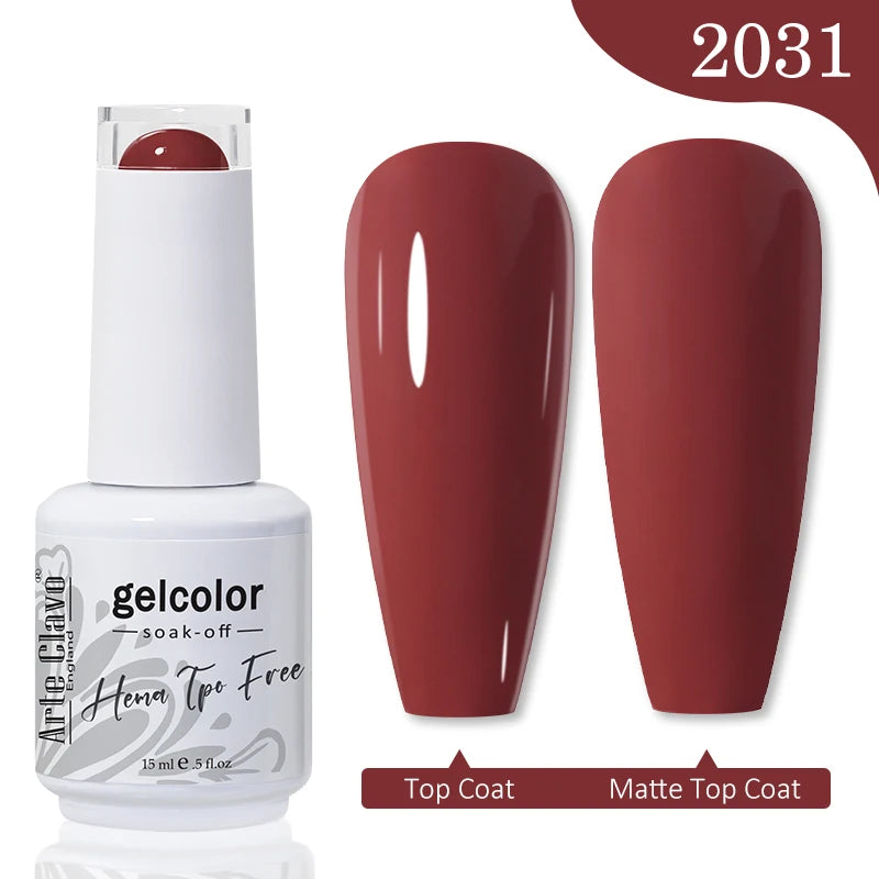 Arte Clavo Hema Free TPO Free Nail Gel Polish Nail Supplies Vernis Semi Permanent Nail Art Manicure Soak Off UV Gel Nail Varnish