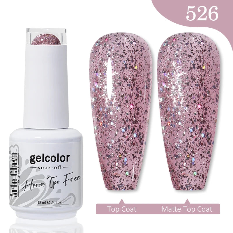 Arte Clavo Hema Free TPO Free Nail Gel Polish Nail Supplies Vernis Semi Permanent Nail Art Manicure Soak Off UV Gel Nail Varnish