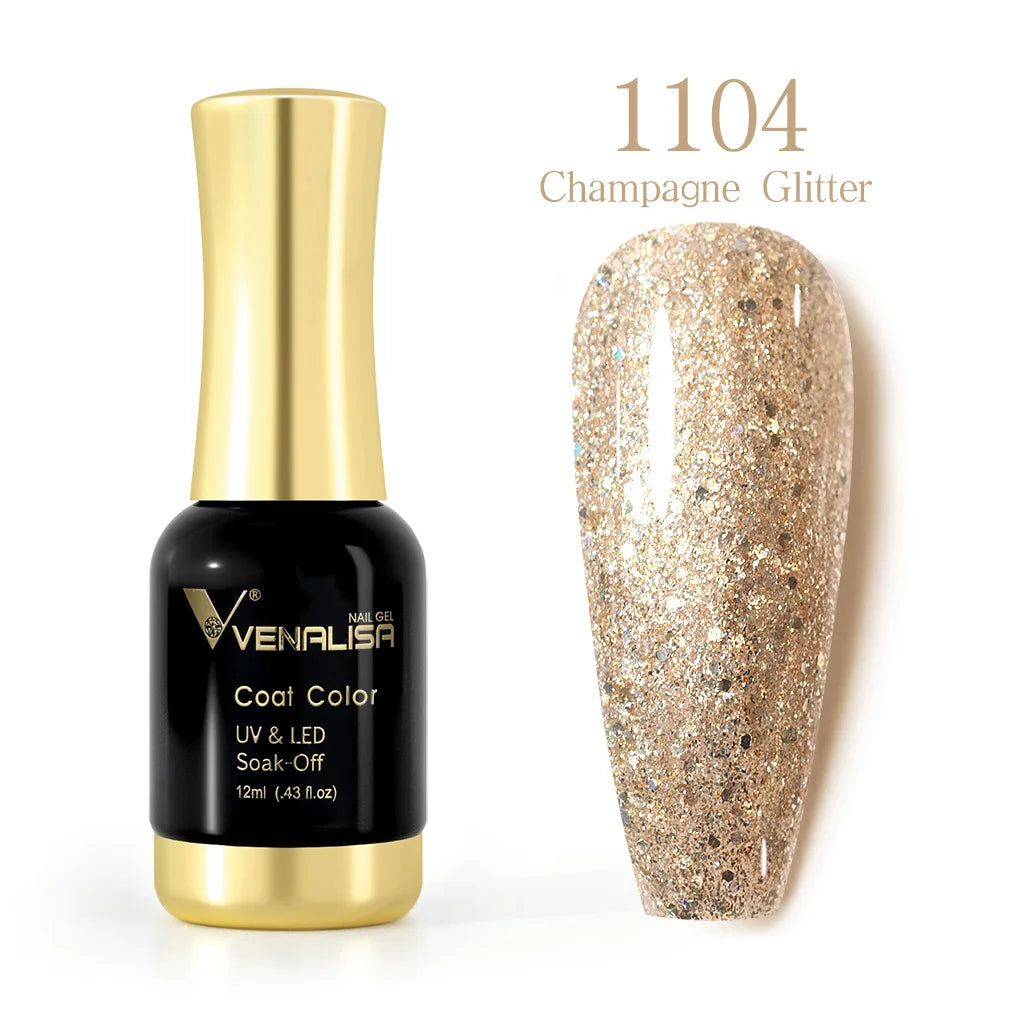 VENALISA Nail Gel Varnish TPO FREE Soak Off UV LED Organic Odorless Enamels Nail Art Colors 12ml 120Colors UV Gel Nail Polish