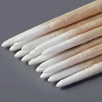 100Pcs Wooden Swab Sticks for Cleaning Detailing Nail Polish Removal Manicure Art Tools Cotton Tip Bud Correctors