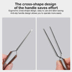 Nail Shaping Tweezers Curve Pinching Tool Gel Quick Building Extension Wooden Handle Tips Clips Nail Art Design Manicure Tools