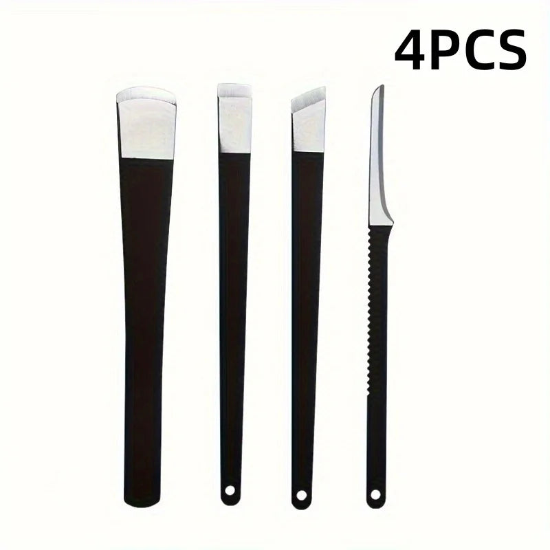 Professional Ingrown Toenail & Callus Remover Kit - 8PC Stainless Steel Pedicure Tools for Hard Skin Care, Nail Knife & Blade