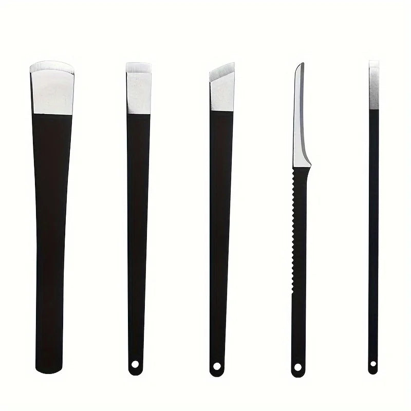Professional Ingrown Toenail & Callus Remover Kit - 8PC Stainless Steel Pedicure Tools for Hard Skin Care, Nail Knife & Blade