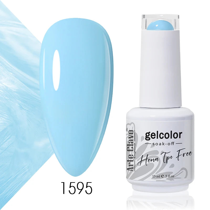 Arte Clavo 15ml HEMA FREE TPO FREE Gel Nail Polish Nail Supply Wholesale Soak Off UV LED Gel Lacquer Nail Art Glitter Polish