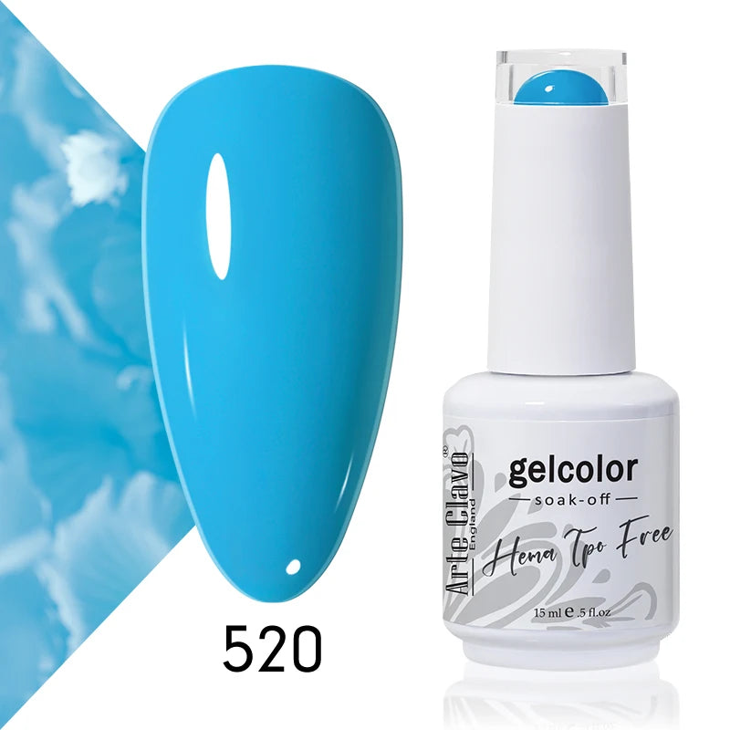 Arte Clavo 15ml HEMA FREE TPO FREE Gel Nail Polish Nail Supply Wholesale Soak Off UV LED Gel Lacquer Nail Art Glitter Polish