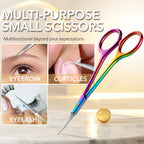 Stainless Steel Cuticle Scissors Dead Skin Remover For Nails Art Clippers Russian Nail Scissors Manicure Curved Tip Scissor