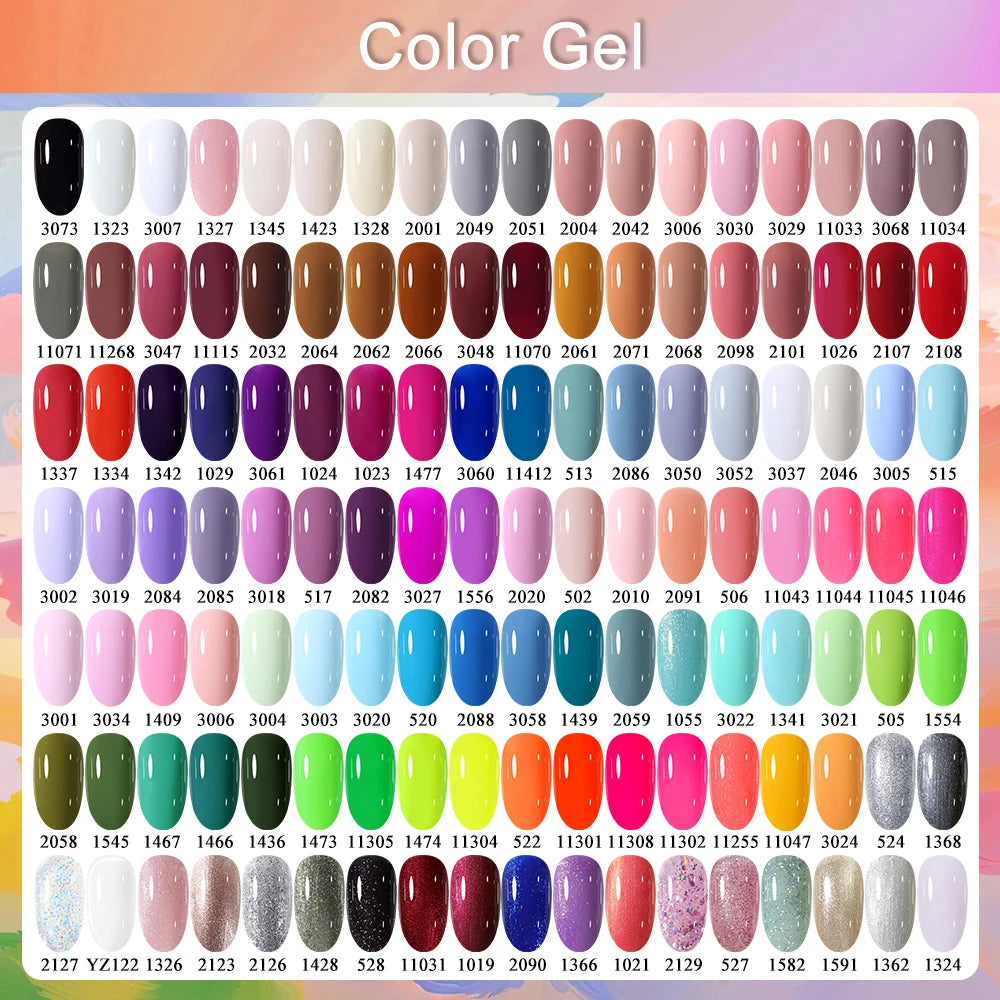 Arte Clavo Gel Nail Polish 400 Colors15ml Semi Permanent Gel Varnish Base Top Coat Nail Art Manicure Soak Off LED UV Salon Gel